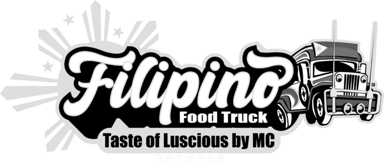 filipino food truck black and white